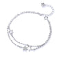 Double Layered Star Charms Bracelet