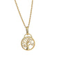 Tree of Life Pendant Necklace - 18K Gold Plated