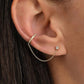 Tassel Drop Cuff & Stud Earrings (Single Ear)