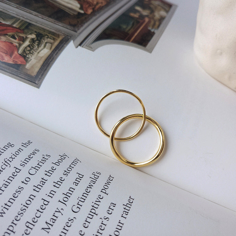 Double Line Stack Rings