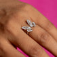 Dainty Diamond Studded Butterfly Ring - Adjustable