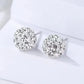 Dazzling Crystal Ball Stud Earrings - 8mm