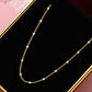 Single Layered Beaded Chain - Gold Plated